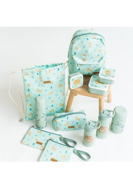 3.lü Beslenme / Atıştırma Kutusu Jungle Cheetah modelleri