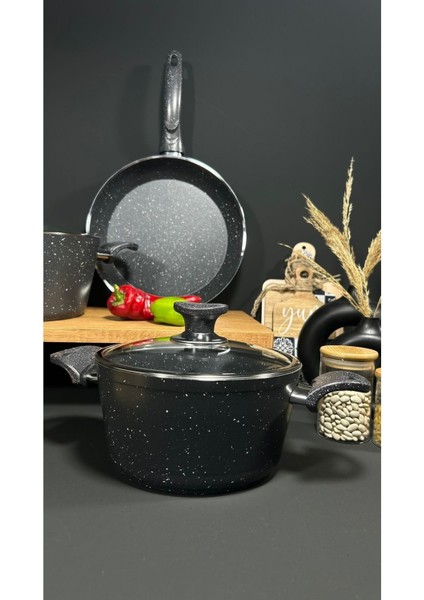 7 Parça Granit Set