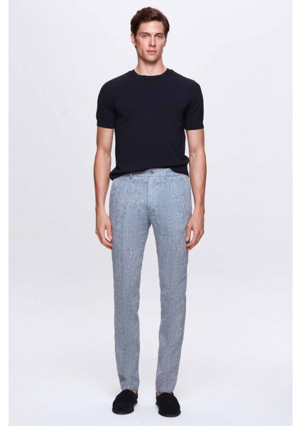 Slim Fit Lacivert Rayon Triko T-Shirt fırsatları