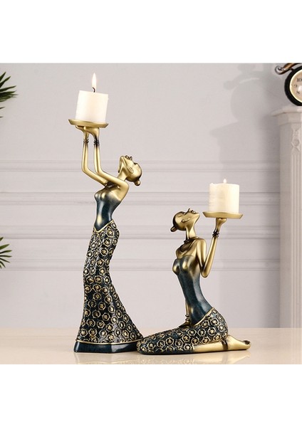 Soyut Bayan Mumluklar Reçine Şamdan Ev Dekorasyonu-A (Yurt Dışından) fiyatları