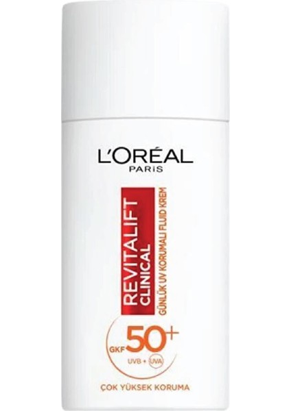 L'oreal Paris Telescopic Maskara & Revitalift Clinical Spf 50 Günlük Yüksek Uv Korumalı Yüz Güneş Kremi 50ML modelleri