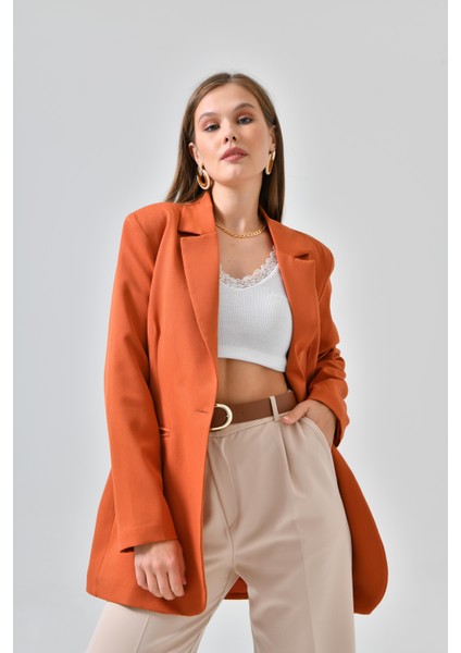 Kiremit Blazer Ceket modelleri