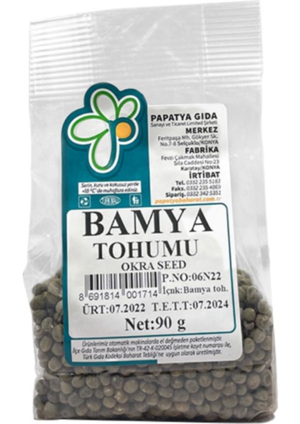 Bamya Tohumu 90 G ℮