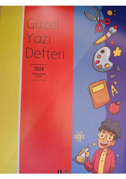 Güzel Yazı Defteri 2024 Müfredatına Uygun A4