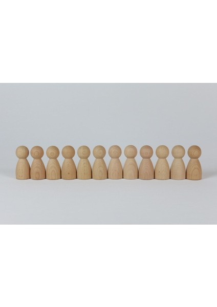 12 Li Waldorf Naturel Insan Figürü