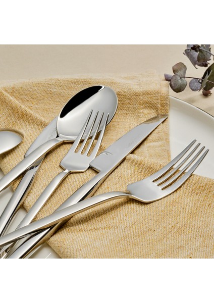 Whisper 84 Parça 12 Kişilik Elegance Çatal Kaşık Bıçak Kutulu