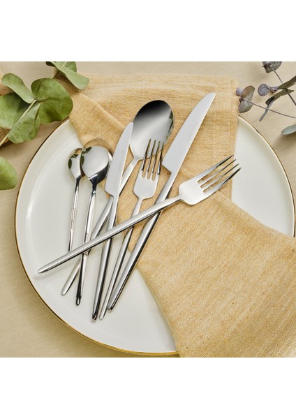 Whisper 84 Parça 12 Kişilik Elegance Çatal Kaşık Bıçak Kutulu