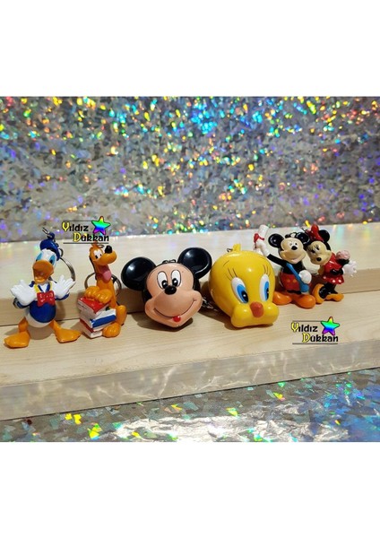 Ahşap 10000 Hedefli Para Box Kumbara ve Disney Anahtarlık Mickey Mini Mouse Donald Duck Pluto Tweet fiyatları