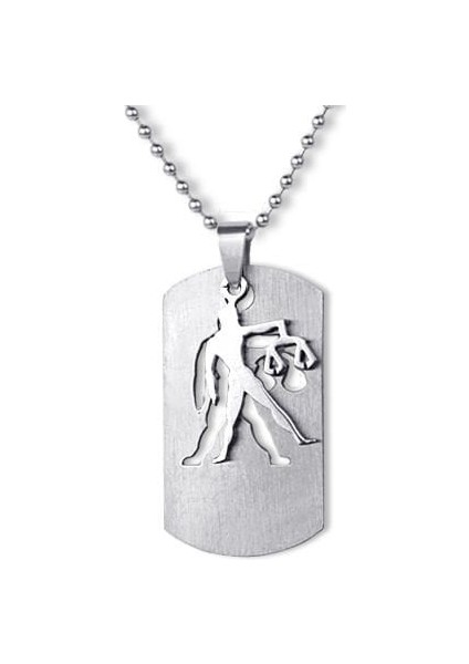 Burç Erkek Çelik Kolye Terazi 61746 fiyatları