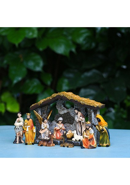 Noel Isa'nın Doğuşu Yemlik Grubu Sahne Dekorasyonu Hediye Kutusu Noel (Yurt Dışından)