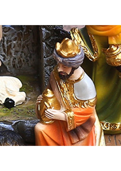 Noel Isa'nın Doğuşu Yemlik Grubu Sahne Dekorasyonu Hediye Kutusu Noel (Yurt Dışından)