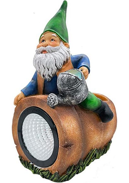 Solar Bahçe Gnome Dekoru - Çim Veranda Için Dış Mekan Güneş Işıkları Için (Yurt Dışından)