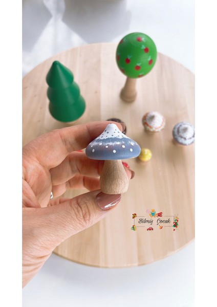 Waldorf Ahşap Mantar ve Ağaç Seti Oyuncak fırsatları