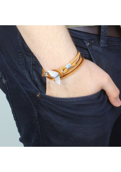 Deri Gümüş Erkek Bileklik 67173 fiyatları