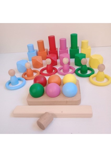 Montessori Eşleştirme Seti (6 Takım)