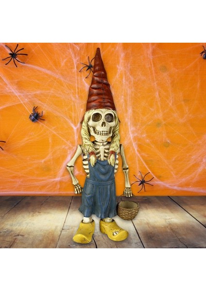 Iskelet Erkek ve Kadın Kırmızı Şapka Kafatası Canavar Kemik Reçine Süsler A (Yurt Dışından) fırsatları