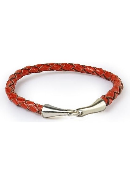 Deri Gümüş Erkek Bileklik 67152