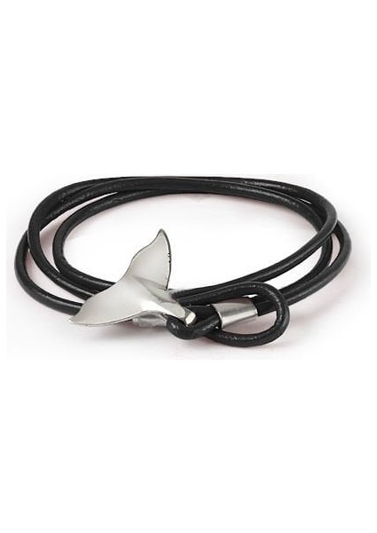 Deri Gümüş Erkek Bileklik 67170