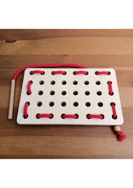 İp Geçir Kendi Şeklini Yap Montessori Oyunu indirimleri