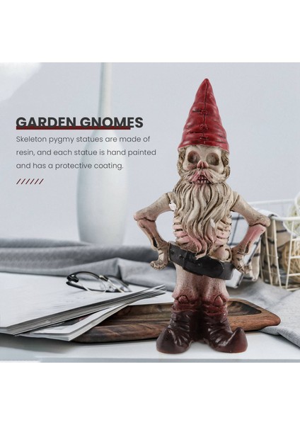 Iskelet Erkek ve Kadın Kırmızı Şapka Kafatası Canavar Kemik Reçine Süsler B (Yurt Dışından) fırsatları