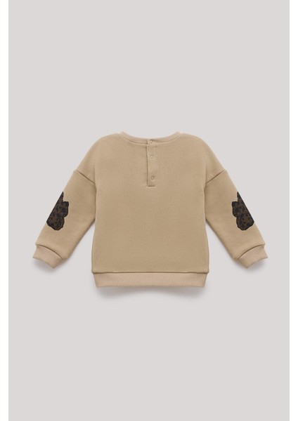 Bg Store Kız Bebek Bej Sweatshirt fiyatları