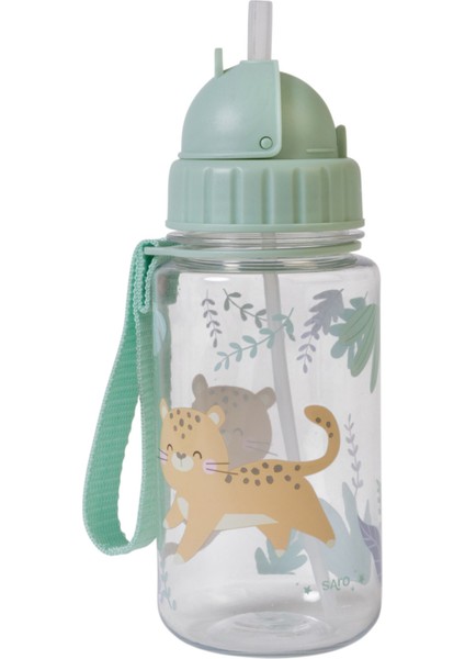 Askılı Pipetli Matara 450ML Jungle Cheetah