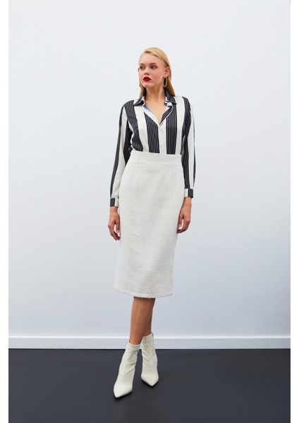 Midi Boy Tüvit Etek - Taş modelleri