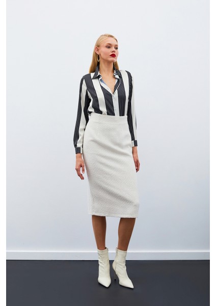 Midi Boy Tüvit Etek - Taş fırsatları