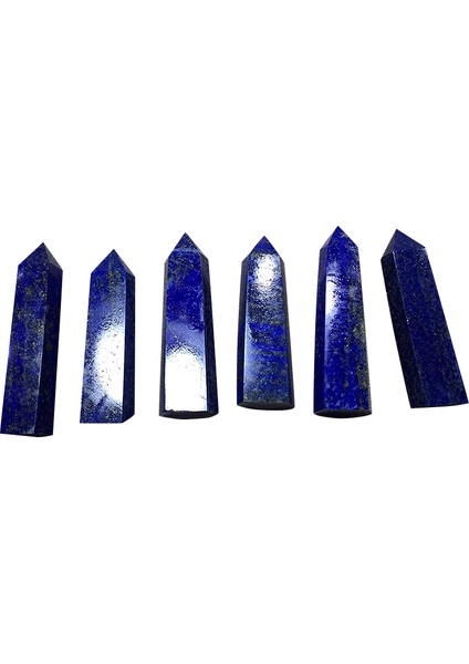 Lapis Lazuli Doğal Kristal Sütun Taş Dekorasyonu 5-6cm (Yurt Dışından)
