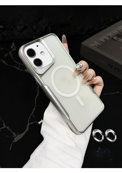 iPhone 11 Uyumlu Lens Koruma Hediyeli Magsafe Destekli Premium Şeffaf Kılıf