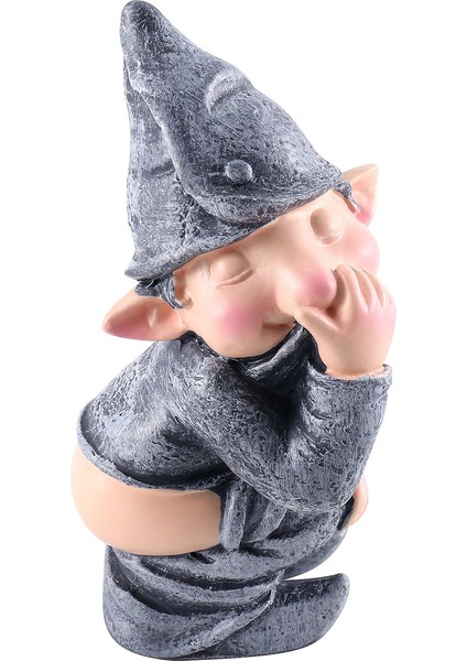 Gnome Kaka Minyatür Heykeli Komik Reçine Cüce Gerçekçi Tuhaf Hediye (Yurt Dışından) modelleri