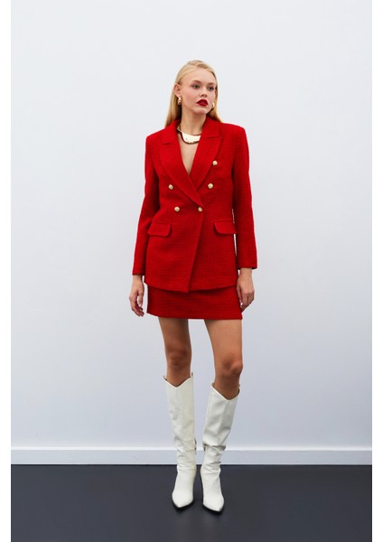 Mini Boy Tüvit Etek - Kırmızı indirimleri