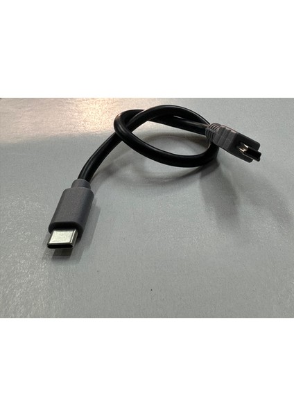 Typec Mini USB Kablo Type-C 5 Pin Kablo 25 cm