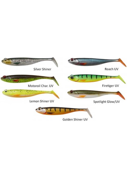 Effzet Shadster Slim 6.5 cm 2.3 gr Sahte Balık Silver Shiner