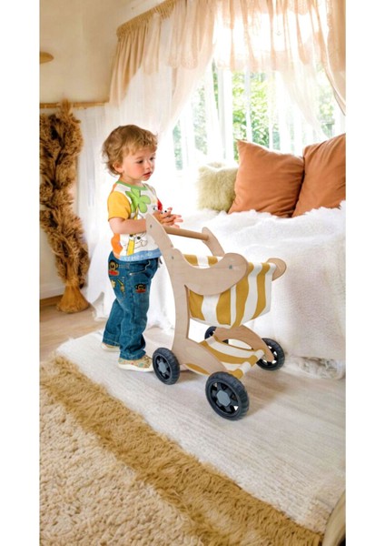 Ahşap Oyuncak Bebek Arabası fırsatları