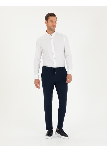 Erkek Beyaz Slim Fit Uzun Kollu Gömlek 50292079-VR013
