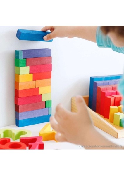 Kademeli Sayma Matematik Blokları Waldorf - Montessori