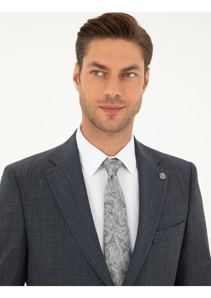 Erkek Lacivert Slim Fit Takım Elbise 50292216-VR033 fiyatları