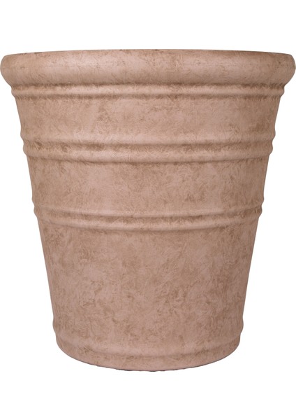 Oval Iç ve Dış Mekan Saksı Vizon Büyük Boy 55X55X53 Cm. fiyatları