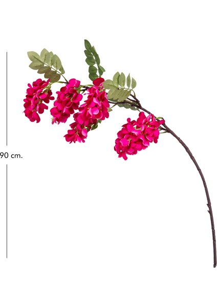 Yapay Çiçek Koyu Pembe Salkım Visterya 90 cm . fırsatları