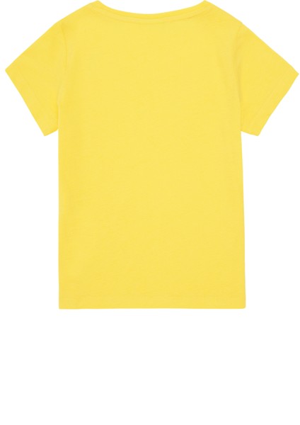 U.S. Polo Assn. Kız Çocuk Sarı Basic T-Shirt 50295661-Vr044