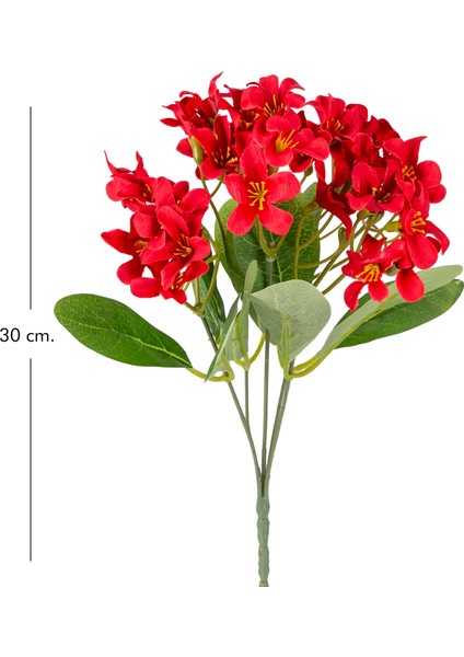 Yapay Çiçek Nergis Demeti Kırmızı 30 cm . fırsatları