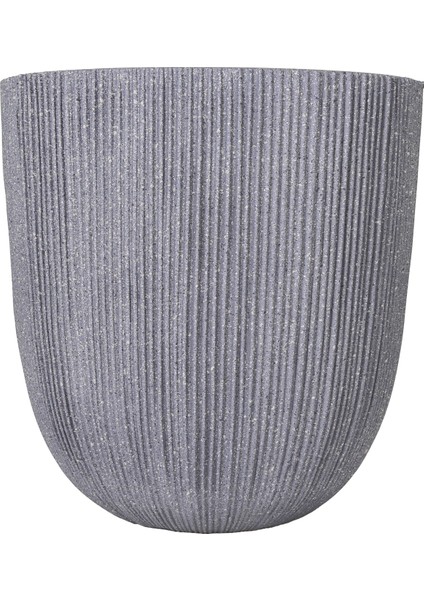 Oval Iç ve Dış Mekan Saksı Gri Küçük Boy 31X31X31,5 Cm. fiyatları