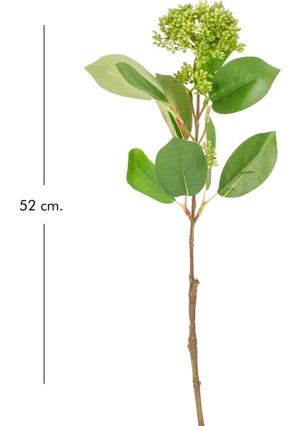 Yapay Bitki Simüle Berry Dal Yeşil 52 cm .