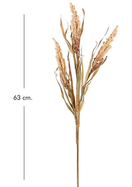 Yapay Bitki Sorgum Krem 63 cm . modelleri