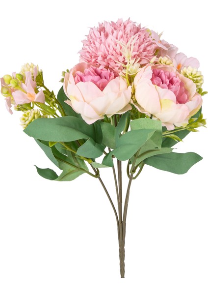 Yapay Çiçek Şakayık Buket 6 Dal Pembe 30 cm .