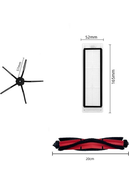 Xiaomi Roborock Q5, Roborock Q5+, Ana Yan Fırça Hepa Filtresi Için (Yurt Dışından) indirimleri