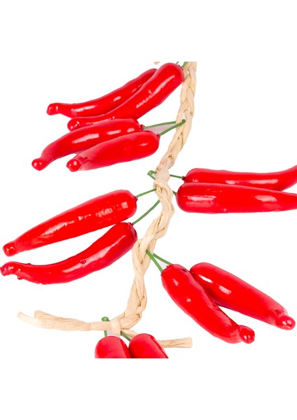 Yapay Salkım Kırmızı Biber 60 Cm. fiyatları