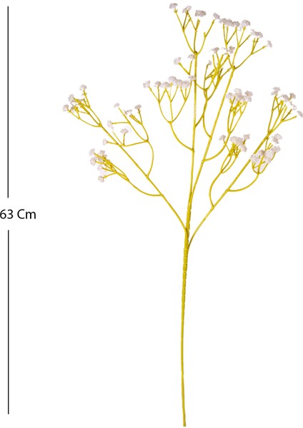 Yapay Çiçek Cipso Gypso Beyaz 63 Cm. modelleri