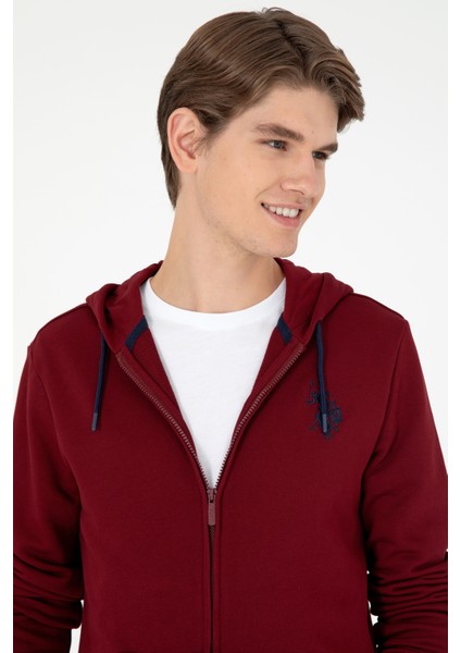 U.s. Polo Assn. Erkek Bordo Sweatshirt 50295147-VR014